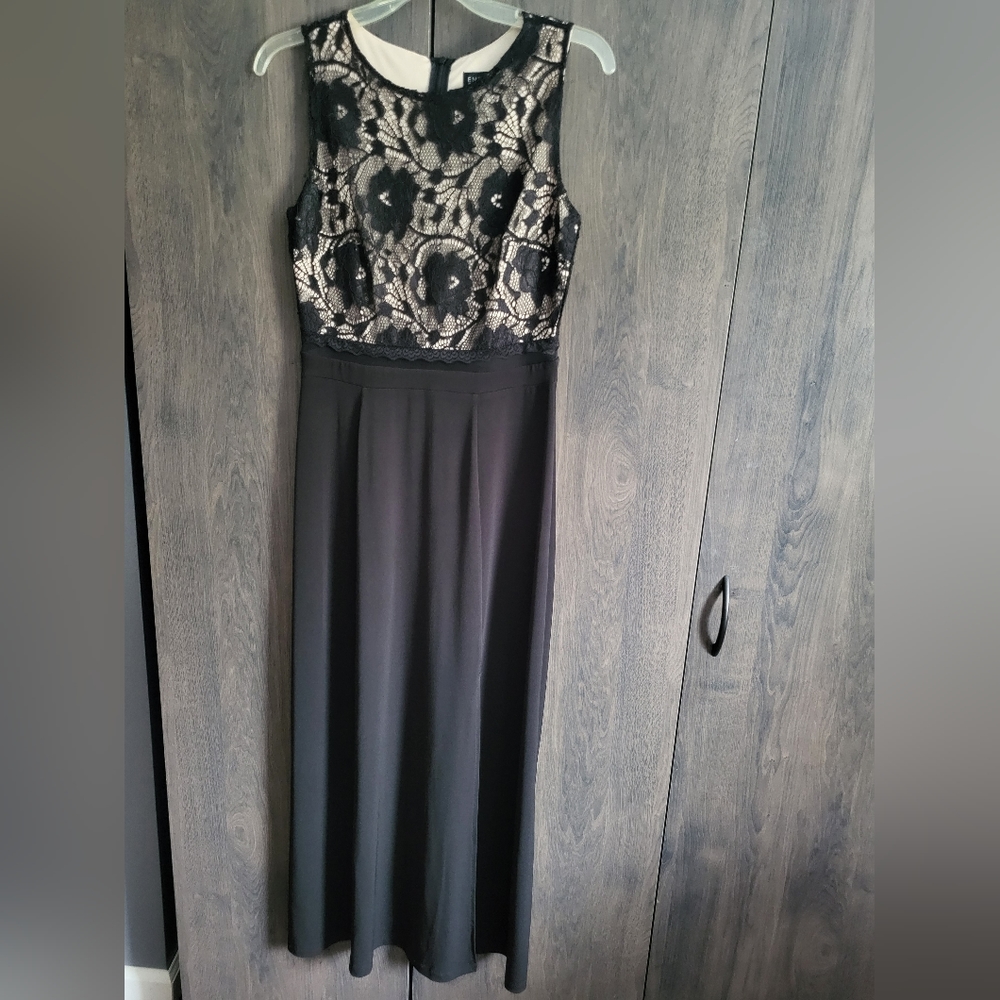 Enfocus studio black long dress